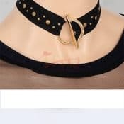 collier ras du cou boucle